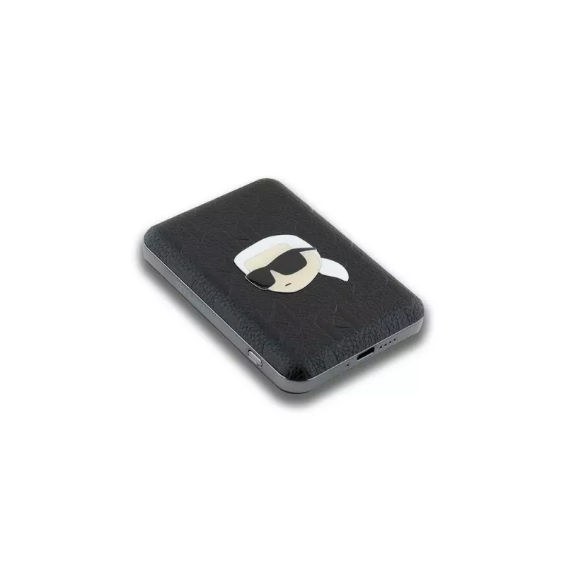KARL LAGERFELD KLPB5FPGKSKIHK Batería externa inalámbrica 5000mAh 15W MagSafe negra