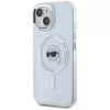 KARL LAGERFELD Funda IML Metal Karl Head MagSafe para Apple iPhone 15 Plus blanca