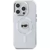 KARL LAGERFELD Funda IML Metal Karl Head MagSafe para Apple iPhone 15 Pro, blanca