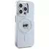 KARL LAGERFELD Funda IML Metal Karl Head MagSafe para Apple iPhone 15 Pro, blanca