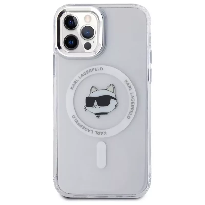 Karl Lagerfeld KLHMP12MHLSCHH Funda rígida para iPhone 12/12 Pro 6,1