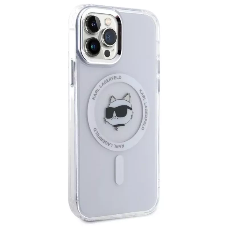 Karl Lagerfeld KLHMP12MHLSCHH Funda rígida para iPhone 12/12 Pro 6,1