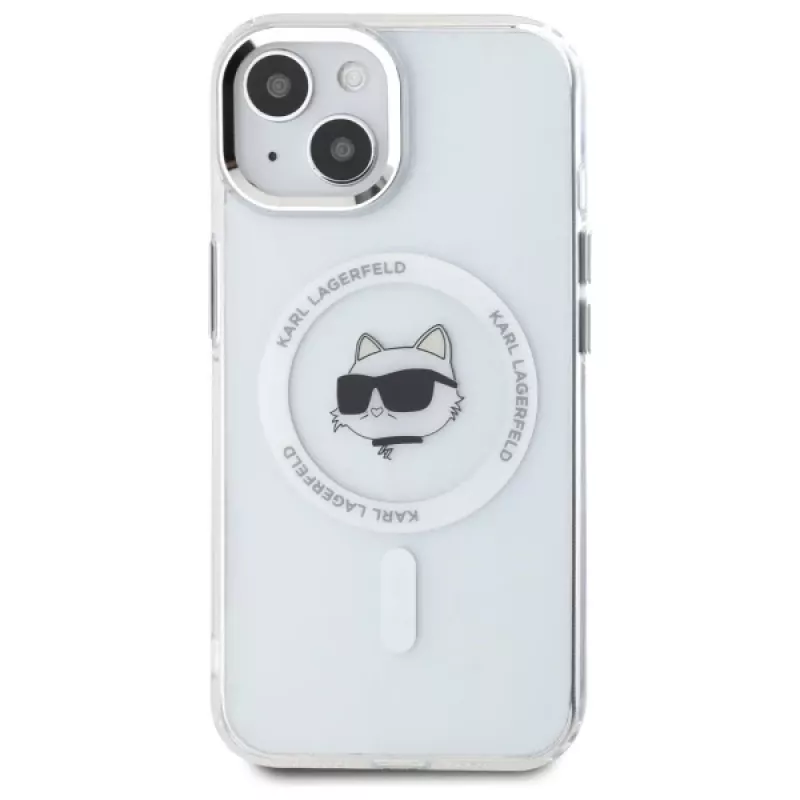 Karl Lagerfeld KLHMP15MHLSCHH Funda rígida para Apple iPhone 15 Plus 6,7