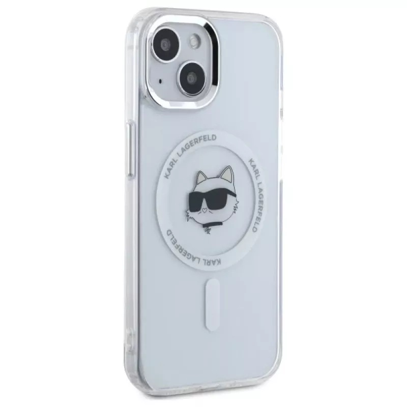 Karl Lagerfeld KLHMP15MHLSCHH Funda rígida para Apple iPhone 15 Plus 6,7