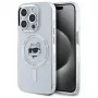 Karl Lagerfeld KLHMP15LHLSCHH Funda rígida IML Metal Choupette Head MagSafe para iPhone 15 Pro 6,1