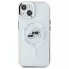 Karl Lagerfeld KLHMP14SHLSKCH Funda rígida IML Metal Karl & Choupette Head MagSafe para Apple iPhone 14 6,1