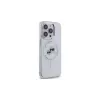 Karl Lagerfeld KLHMP14XHLSKCH Funda rígida IML Metal Karl & Choupette Head MagSafe para iPhone 14 Pro Max 6,7