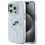 Karl Lagerfeld KLHMP15LHLSKCH Funda rígida IML Metal Karl & Choupette Head MagSafe para iPhone 15 Pro 6,1