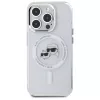Karl Lagerfeld KLHMP15LHLSKCH Funda rígida IML Metal Karl & Choupette Head MagSafe para iPhone 15 Pro 6,1
