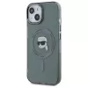 Karl Lagerfeld KLHMP15SHLSKIK Funda rígida IML Metal Karl Head MagSafe para Apple iPhone 15 6,1