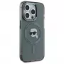 Karl Lagerfeld KLHMP15LHLSKIK Funda rígida IML Metal Karl Head MagSafe para Apple iPhone 15 Pro 6,1