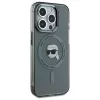 Karl Lagerfeld KLHMP15XHLSKIK Funda rígida IML Metal Karl Head MagSafe para iPhone 15 Pro Max 6,7 inch negra