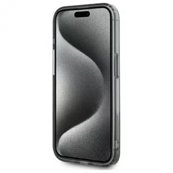 Karl Lagerfeld KLHMP15LHLSCHK Funda rígida IML Metal Choupette Head MagSafe para iPhone 15 Pro 6,1
