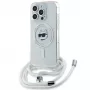 Karl Lagerfeld KLHMP14XHCCHNT Funda rígida IML Choupette Head & Cord MagSafe transparente para iPhone 14 Pro Max 6,7 inch