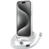 Karl Lagerfeld KLHMP15SHCCHNT Funda rígida IML Choupette Head & Cord MagSafe transparente para iPhone 15 / 14 / 13 6,1
