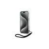 Karl Lagerfeld Funda trasera Zebra With Cord lila para Apple iPhone 15 Pro Max 6,7
