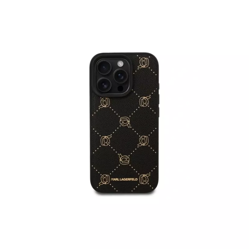 Karl Lagerfeld Funda MagSafe Karl Head para iPhone 16 Pro Max (negra)