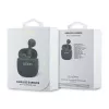 Guess GUTWSJ14ESGKTWS Auriculares inalámbricos True Wireless Bluetooth 5.3 in-ear con estuche de carga, negros, Classic Logo Print