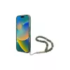 Guess Funda IML Glitter With Pearl Strap MagSafe para iPhone 16 Pro Max (verde)
