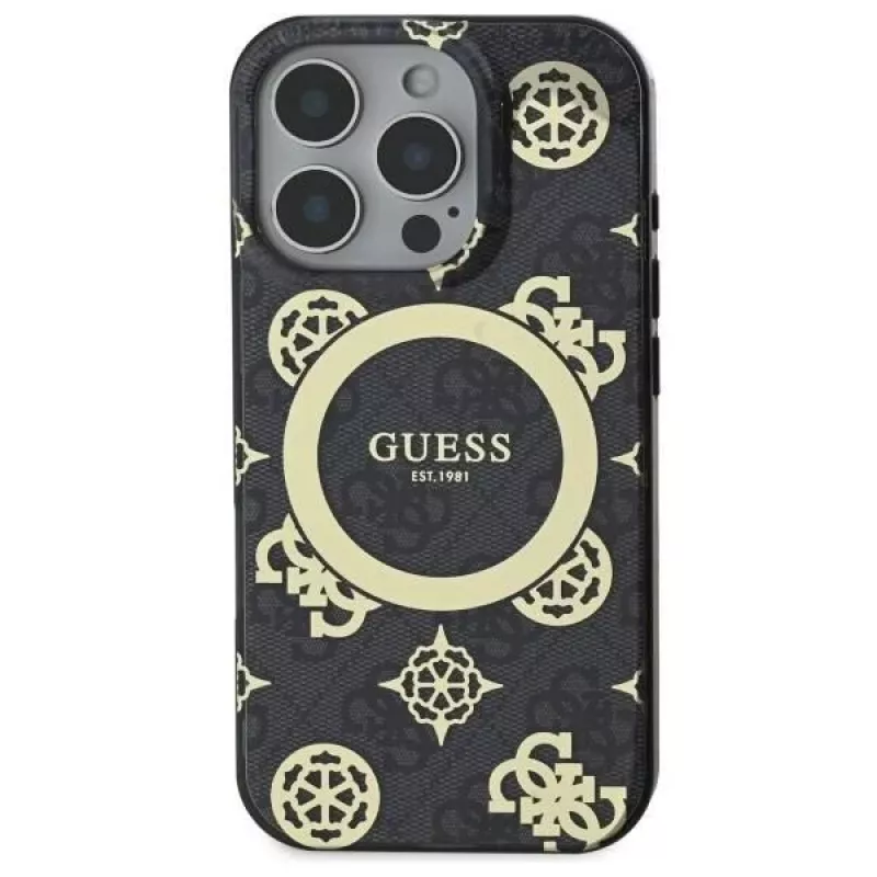 Guess GUHMP16XH4PYEEK Funda rígida para iPhone 16 Pro Max 6,9