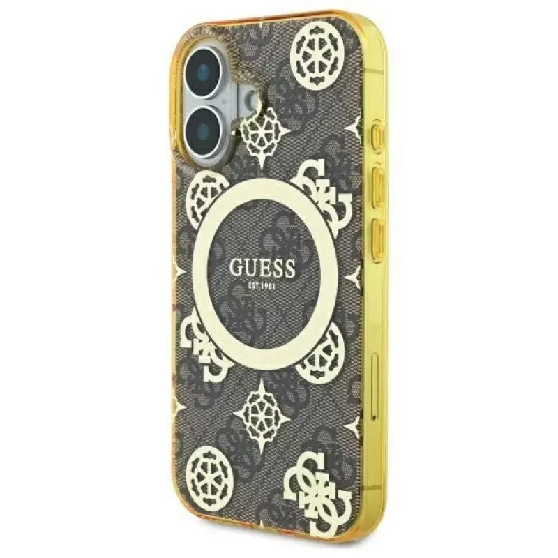 Guess GUHMP16SH4PYEEW Funda rígida para Apple iPhone 16 6,1