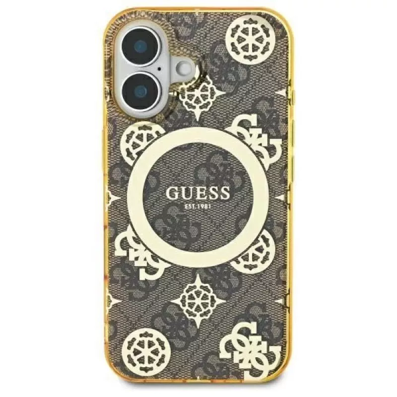 Guess GUHMP16SH4PYEEW Funda rígida para Apple iPhone 16 6,1