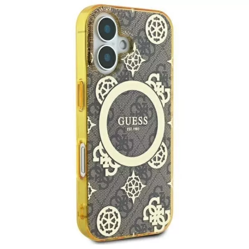 Guess GUHMP16SH4PYEEW Funda rígida para Apple iPhone 16 6,1
