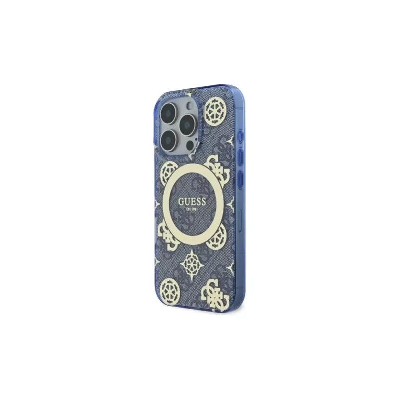 Guess GUHMP16LH4PYEEB Funda rígida para iPhone 16 Pro 6,3