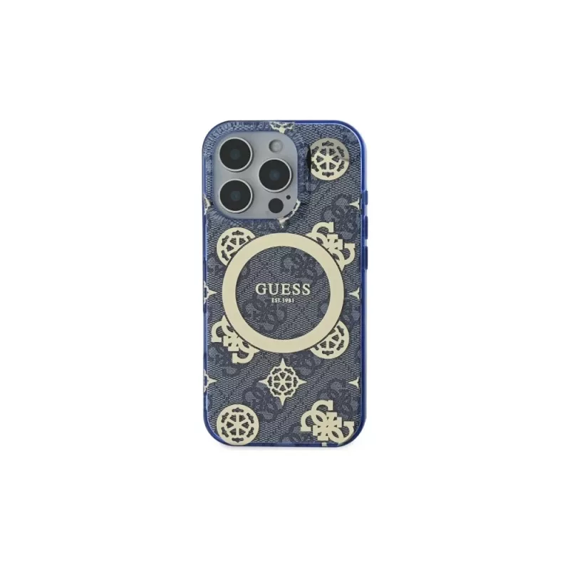 Guess GUHMP16LH4PYEEB Funda rígida para iPhone 16 Pro 6,3