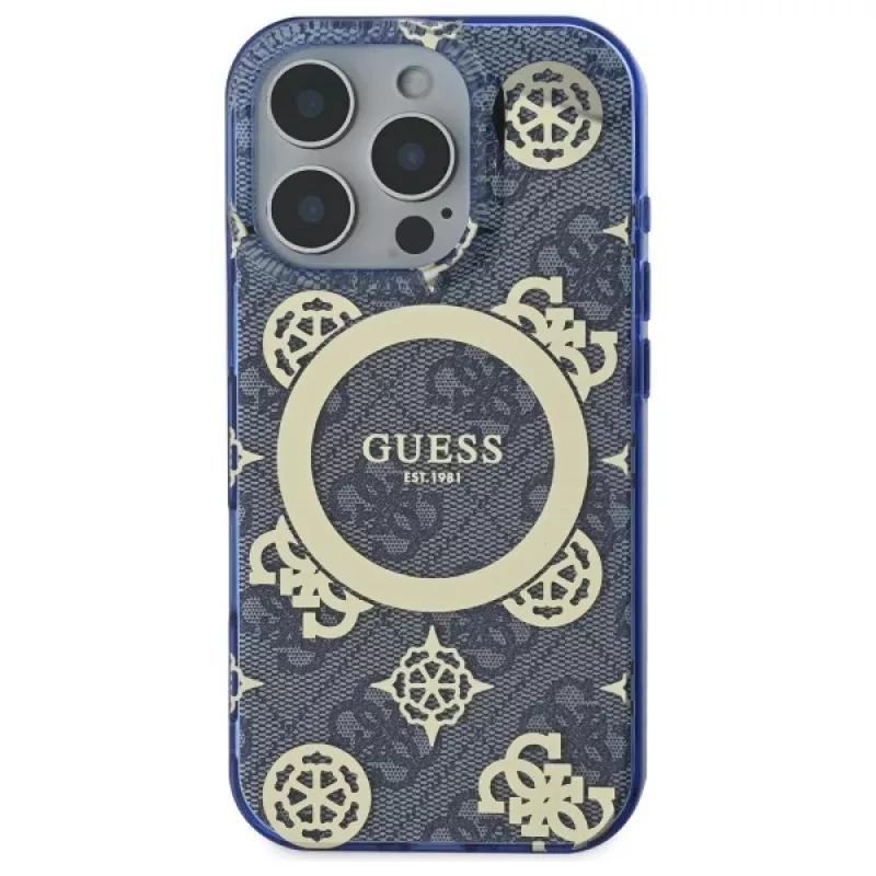 Guess GUHMP16XH4PYEEB Funda rígida para iPhone 16 Pro Max 6,9
