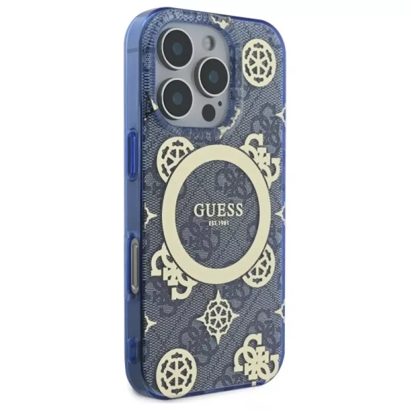 Guess GUHMP16XH4PYEEB Funda rígida para iPhone 16 Pro Max 6,9