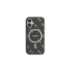Guess GUHMP16MH4DTEW Funda rígida para iPhone 16 Plus 6,7 inch marrón IML fondo 4G MagSafe