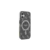 Guess GUHMP16MH4DTEW Funda rígida para iPhone 16 Plus 6,7 inch marrón IML fondo 4G MagSafe