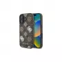 Guess Funda Peony sobre fondo 4G MagSafe para iPhone 16 (marrón)
