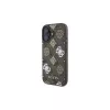 Guess Funda Peony sobre fondo 4G MagSafe para iPhone 16 (marrón)