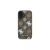 Guess Funda Peony sobre fondo 4G MagSafe para iPhone 16 (marrón)