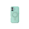 Guess Funda IML Rhinestones MagSafe para iPhone 16 Plus (verde)