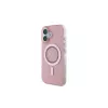 Guess Funda IML Rhinestones MagSafe para iPhone 16 (rosa)