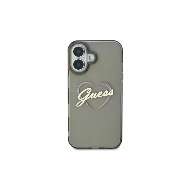 Guess GUHCP16SHCHGSPK Funda rígida para iPhone 16 6,1