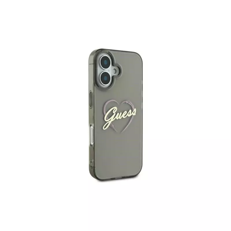 Guess GUHCP16MHCHGSPK Funda rígida para iPhone 16 Plus 6,7