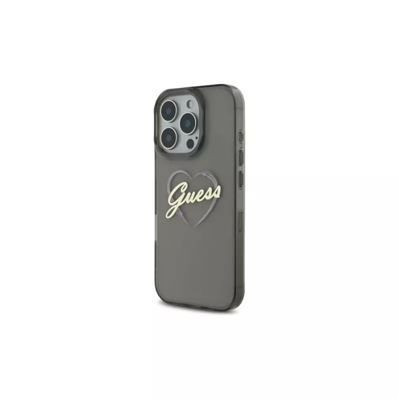 Guess GUHCP16LHCHGSPK Funda rígida para Apple iPhone 16 Pro 6,3