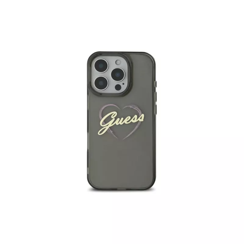 Guess GUHCP16LHCHGSPK Funda rígida para Apple iPhone 16 Pro 6,3