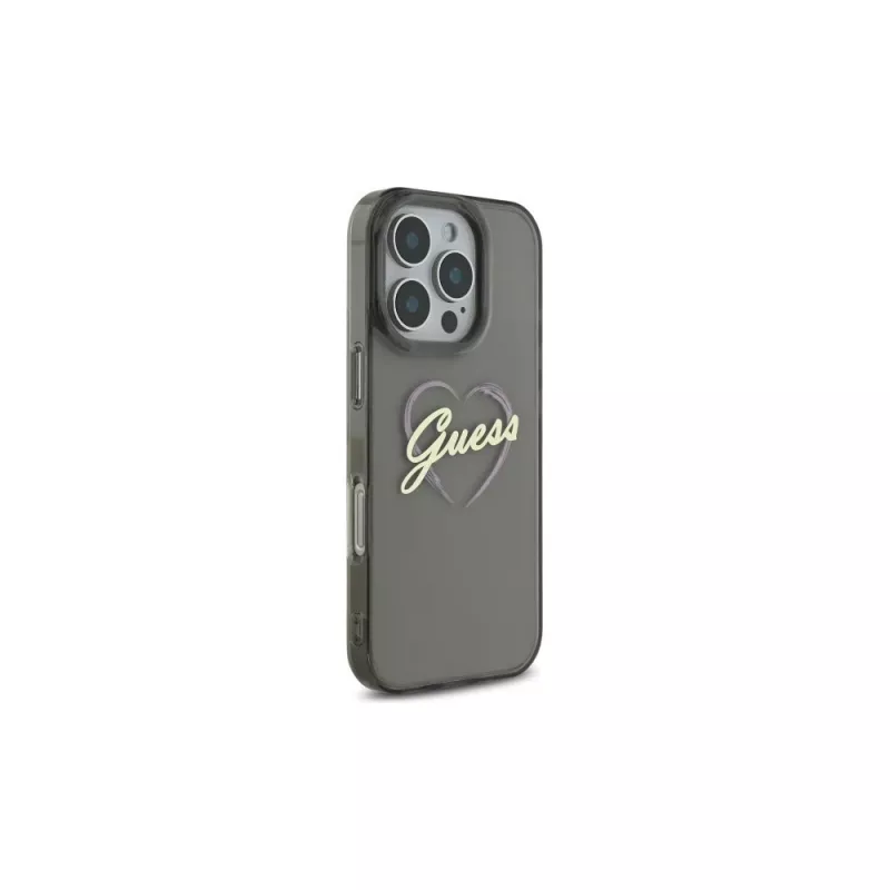 Guess GUHCP16LHCHGSPK Funda rígida para Apple iPhone 16 Pro 6,3