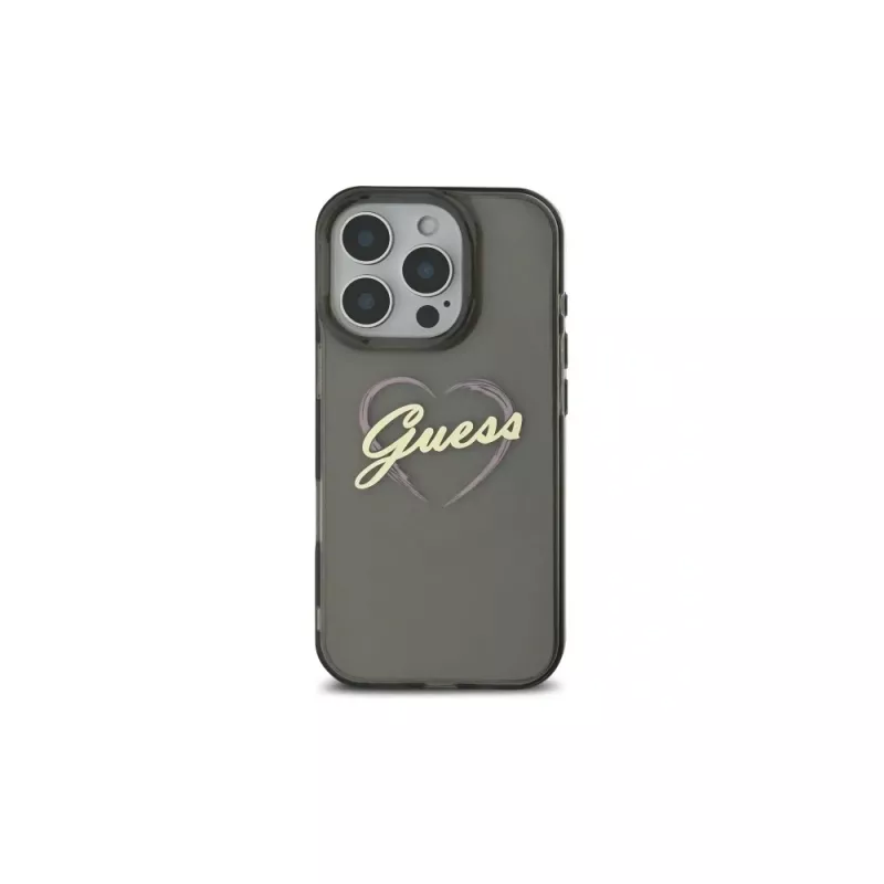 Guess GUHCP16XHCHGSPK Funda rígida para iPhone 16 Pro Max 6,9