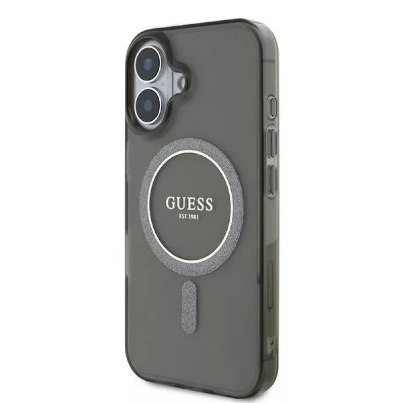 Guess GUHMP16MHFGEREK Funda rígida para iPhone 16 Plus 6,7