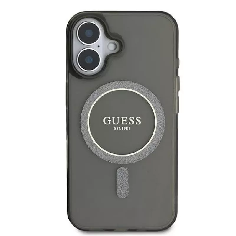 Guess GUHMP16MHFGEREK Funda rígida para iPhone 16 Plus 6,7