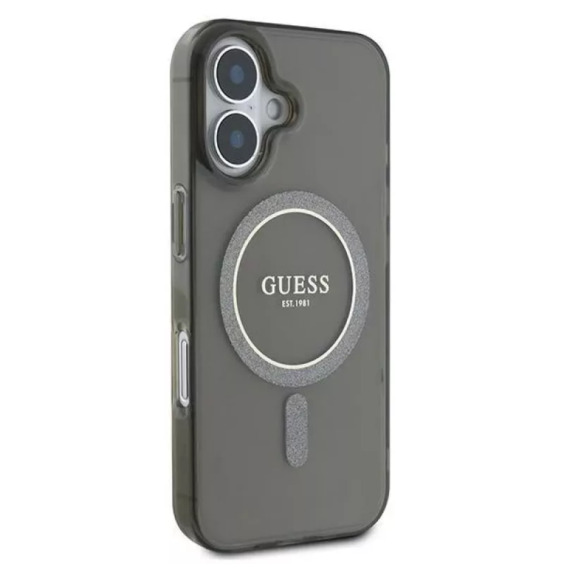 Guess GUHMP16MHFGEREK Funda rígida para iPhone 16 Plus 6,7