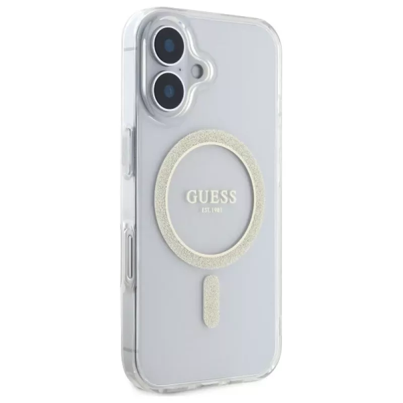 Guess GUHMP16MHFGERET Funda rígida para iPhone 16 Plus 6,7