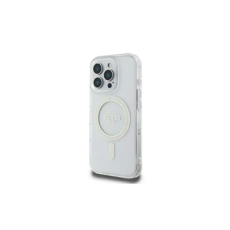 Guess GUHMP16LHFGERET Funda rígida para iPhone 16 Pro 6,3