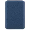 GUESS Batería externa inalámbrica Grained Triangle 5000mAh 15W USB-C MagSafe azul